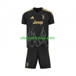 Juventus Camisola Criança Equipamento Terceiro Manga Curta 2026-2027